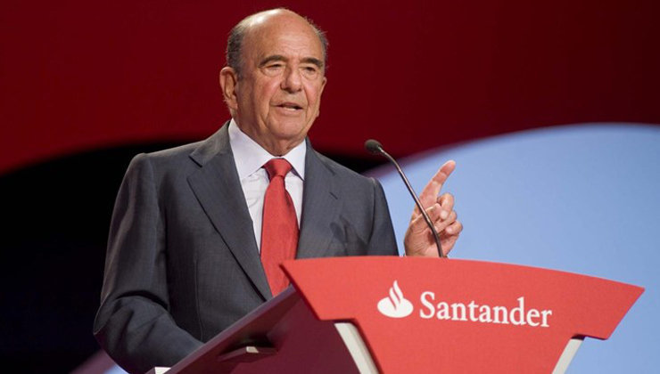 El expresidente del Banco Santander, Emilio Botín