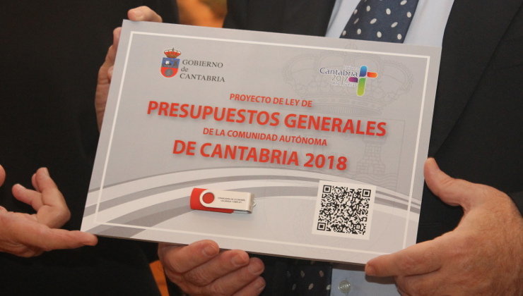Presentación de los presupuestos de Cantabria para 2018