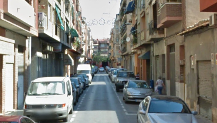 Calle Antares, en Alicante, donde se ha producido el crimen