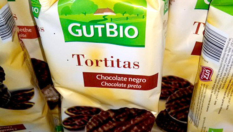 Tortitas de arroz con chocolate negro de Gutbio. Foto: Agencia Catalana de Seguridad Alimentaria