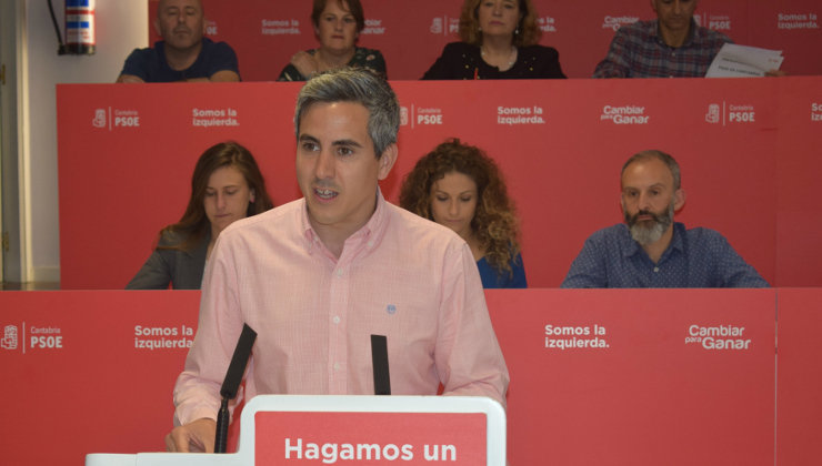 Pablo Zuloaga durante su intervención en el Comité Regional del PSOE cántabro02