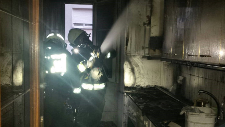 Incendio en una vivienda de Santoña