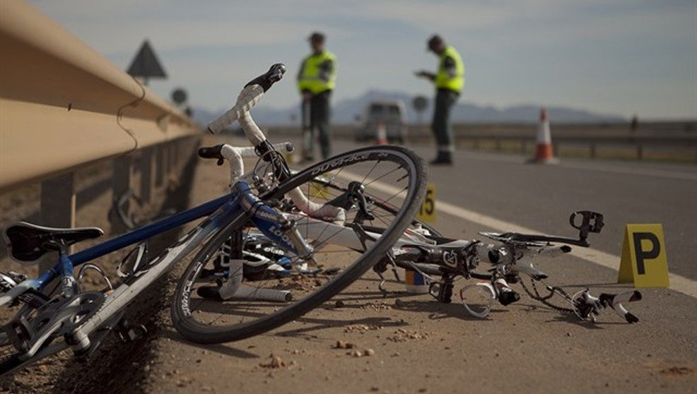 Accidente de un ciclista en carretera | Foto: Archivo