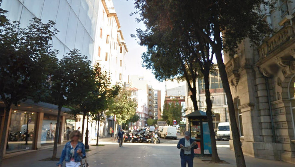 Calle Los Escalantes de Santander. Foto: Google Maps