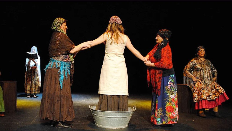 Escena de 'Yerma', interpretada por la compañía 'El Taular'