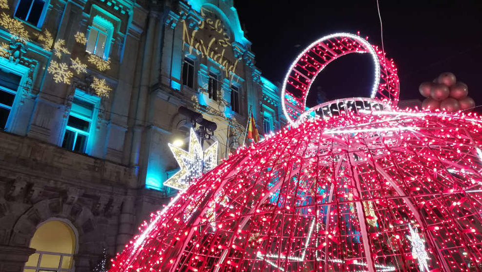 Encendido de las luces de Navidad de Santander 2018