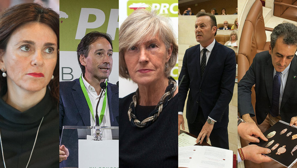 Paula Fernández, Francisco Martín, José Luis Gochicoa, Guillermo Blanco y Marina Lombó serán los consejeros del PRC en el nuevo Gobierno