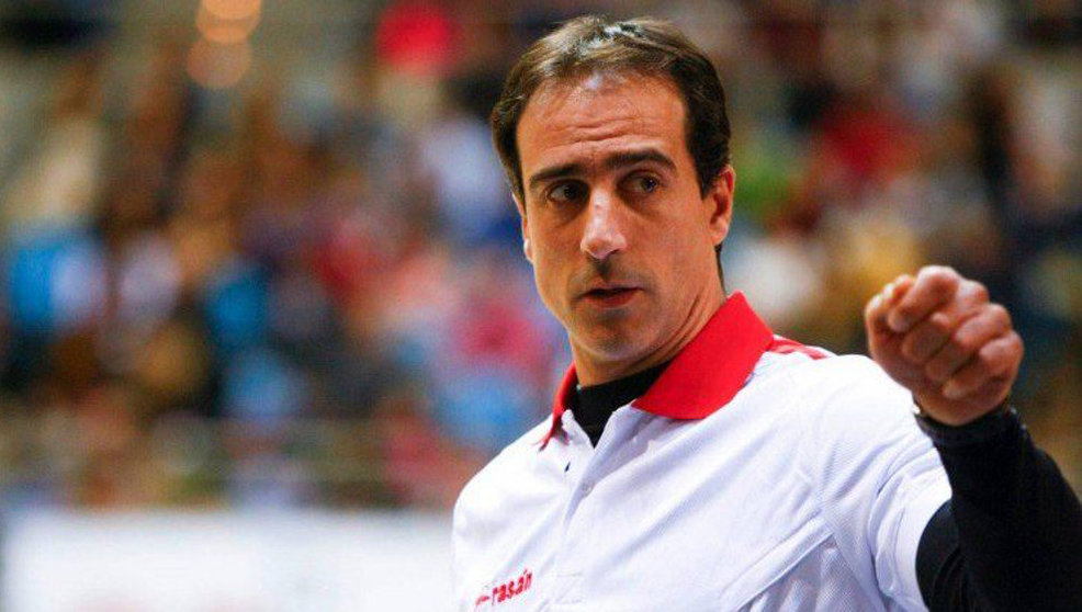 Rodrigo Reñones, entrenador del Liberbank Cantabria Sinfín