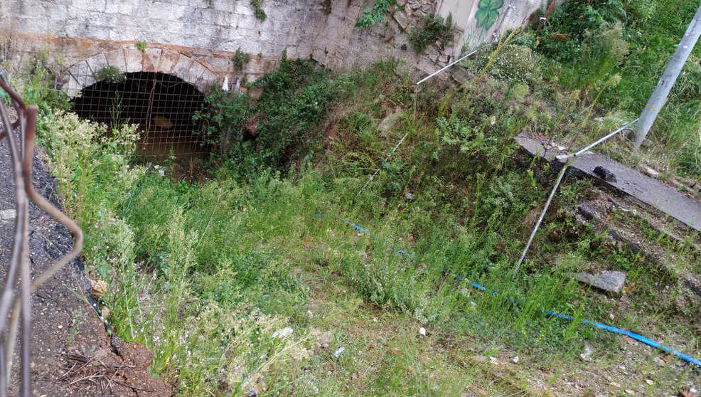 Estado actual del antiguo túnel de Tetuán | Foto: edc