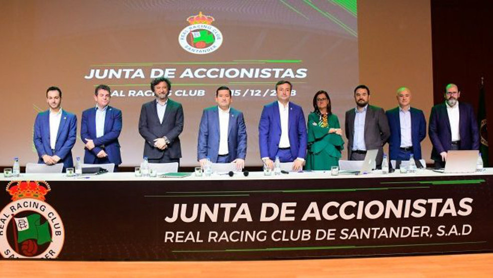 Junta de accionistas del Racing de Santander