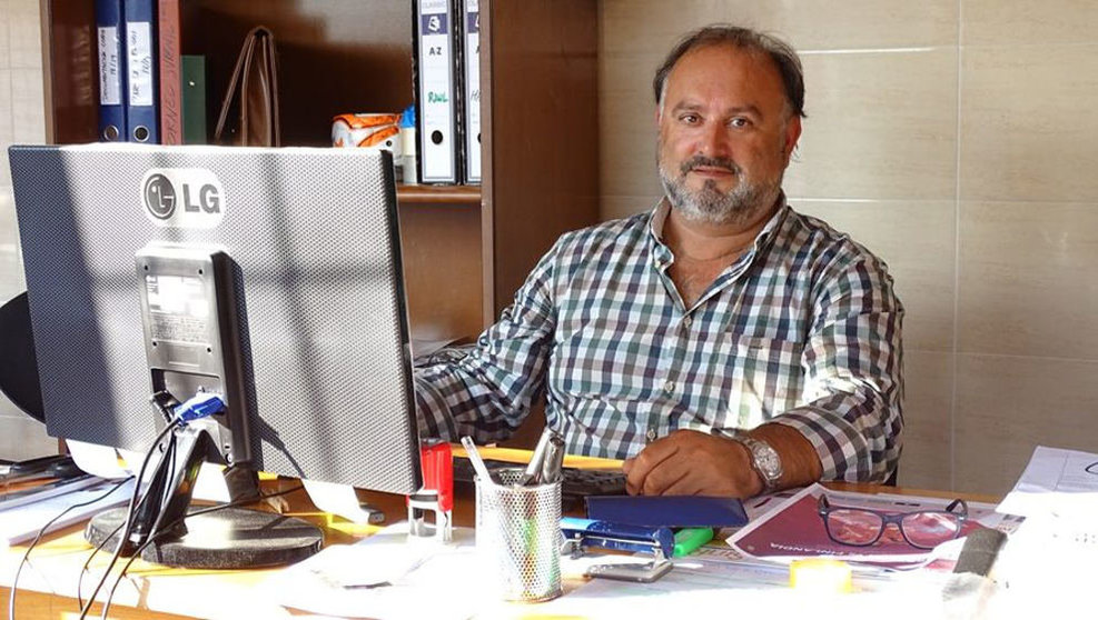 José Miguel en su despacho | Foto: CD Laredo