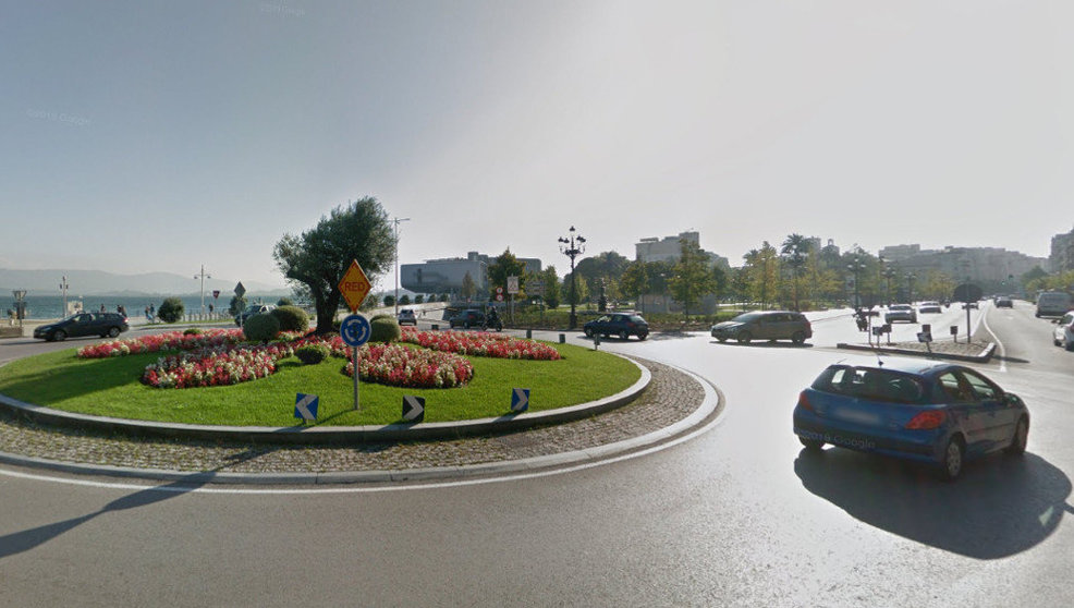 Rotonda del Paseo Pereda de Santander | Foto: Google Maps