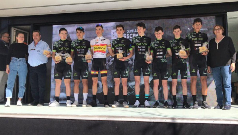 Juan Ayuso del Bathco Cycling Team, vencedor en la segunda prueba puntuable para la Copa de España Júnior