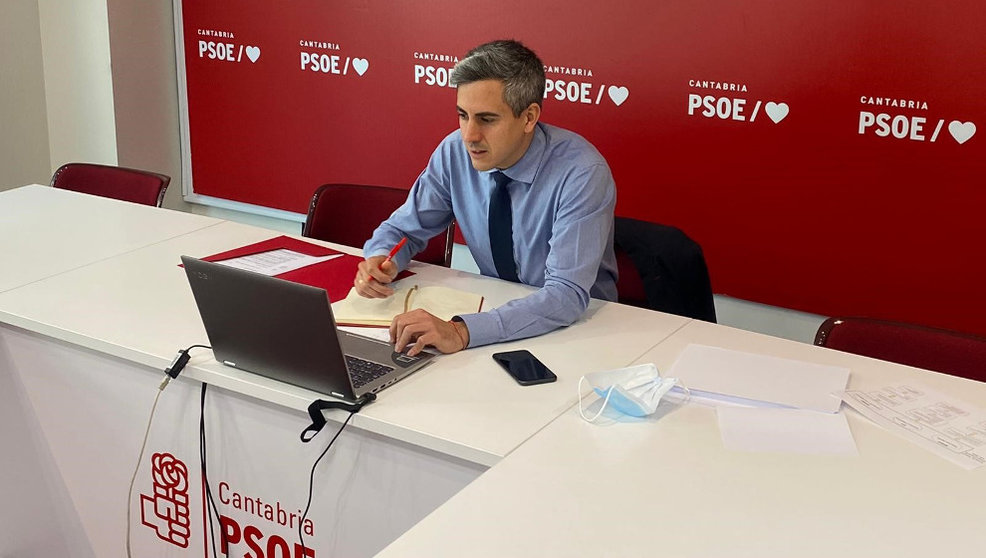 Pablo Zuloaga, secretario general del PSOE de Cantabria