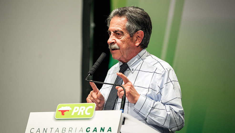 El secretario general del PRC y presidente de Cantabria, Miguel Ángel Revilla