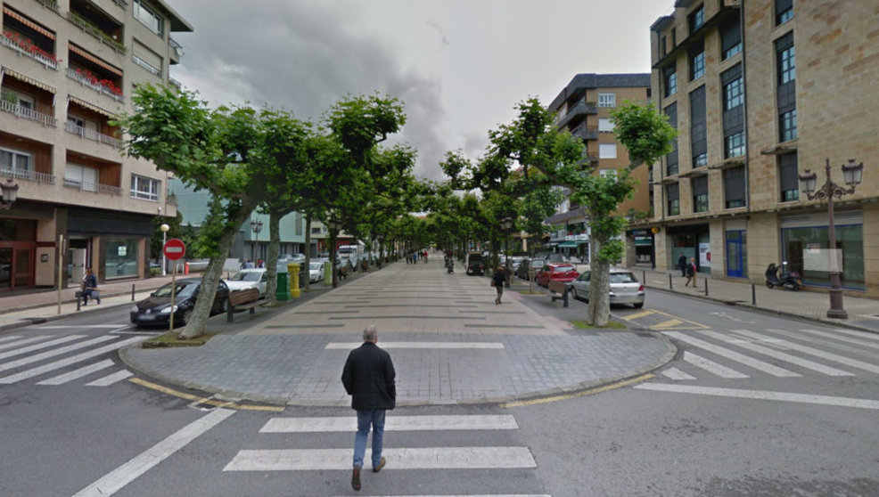 Avenida de España, Torrelavega Foto Google Maps