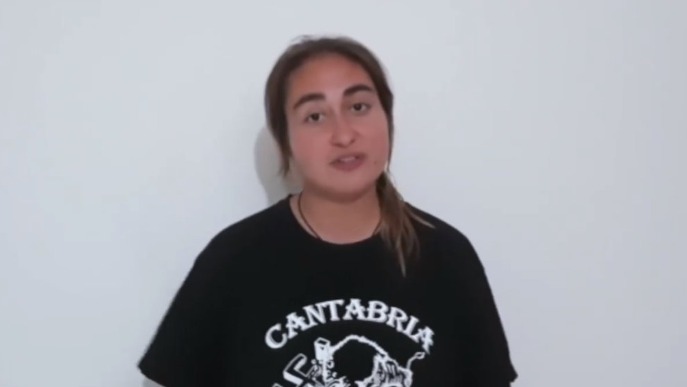 Captura de pantalla del vídeo con motivo del Día de Cantabria