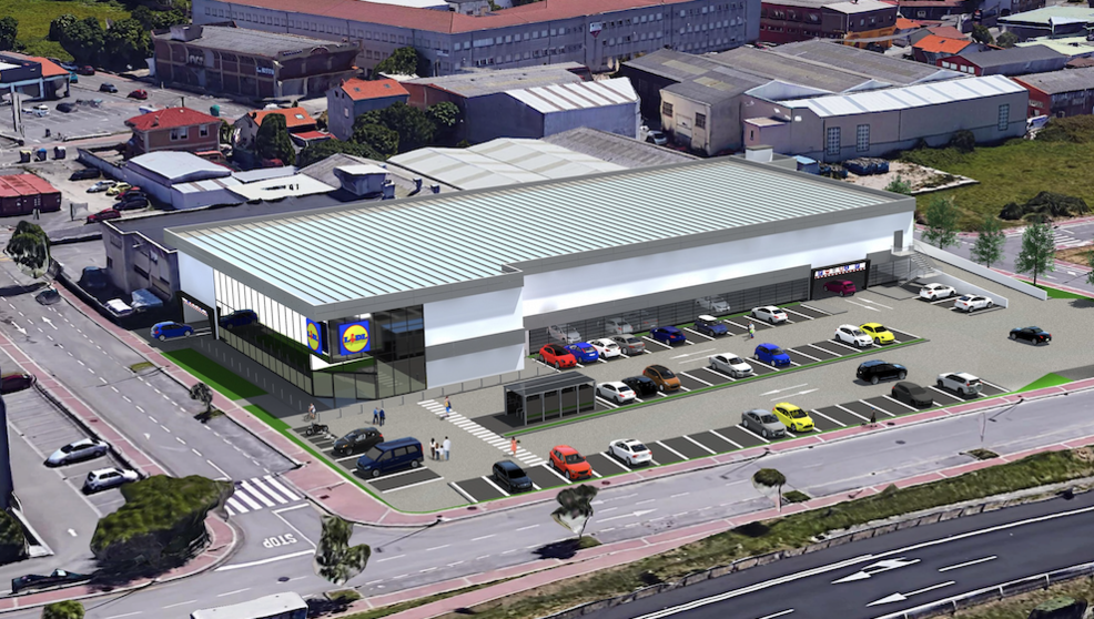 Ubicación del nuevo supermercado previsto en Santander 