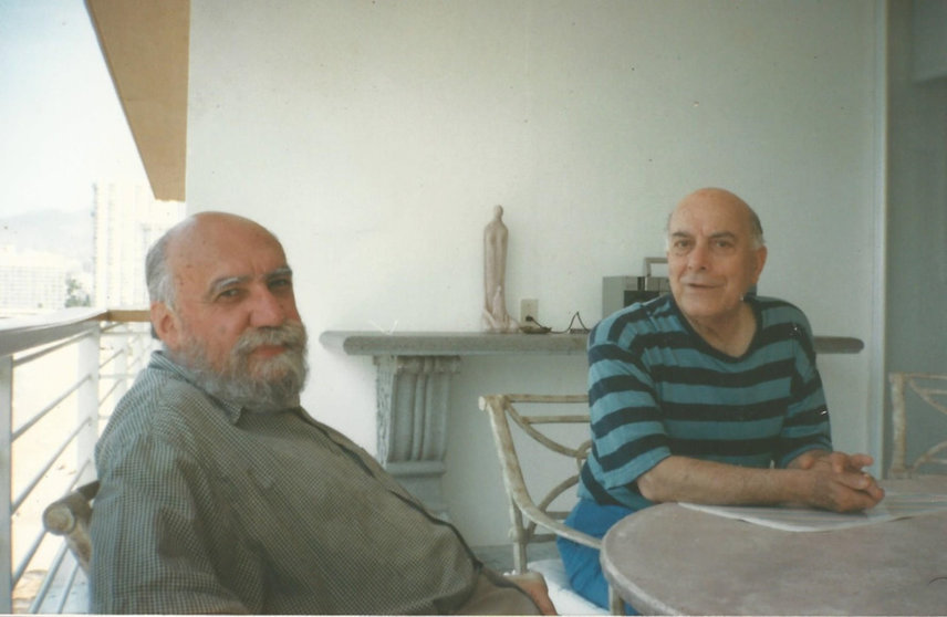 Eulalio Ferrer y Ramón Viadero en Acapulco