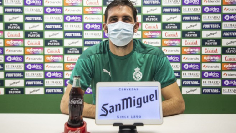 Jordi Figueras durante la rueda de prensa | Foto: Real Racing Club
