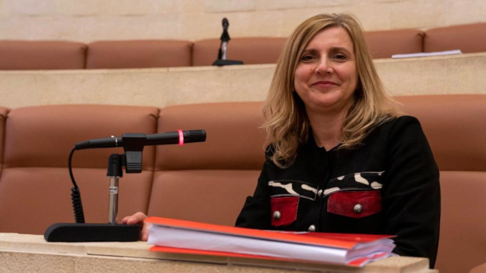 La portavoz del PSOE en el Parlamento de Cantabria, Noelia Cobo