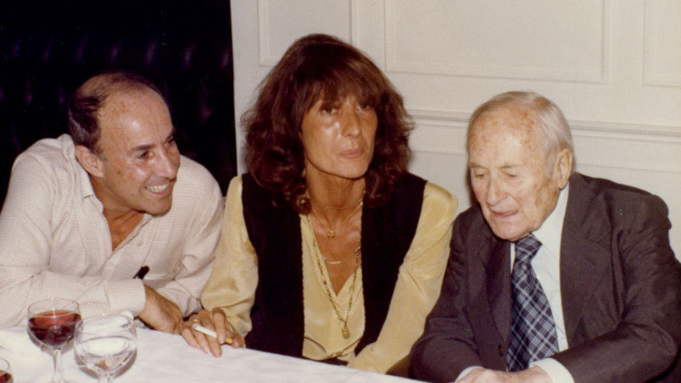 César Manrique, Soledad Lorenzo y Joan Miró | Foto: http://www.soledadlorenzo.com/