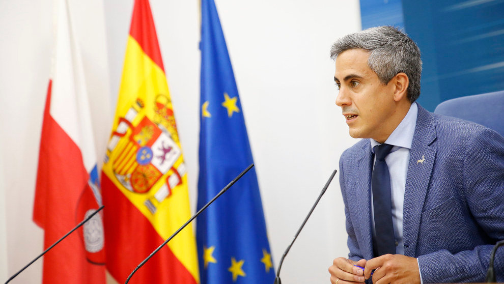 El vicepresidente del Gobierno de Cantabria, Pablo Zuloaga