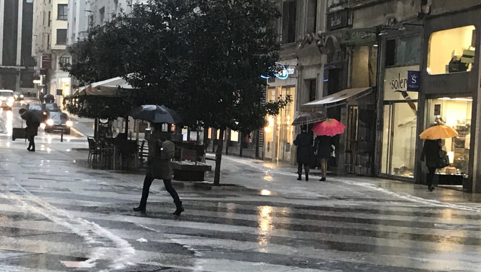 Jornada de lluvia en Cantabria
