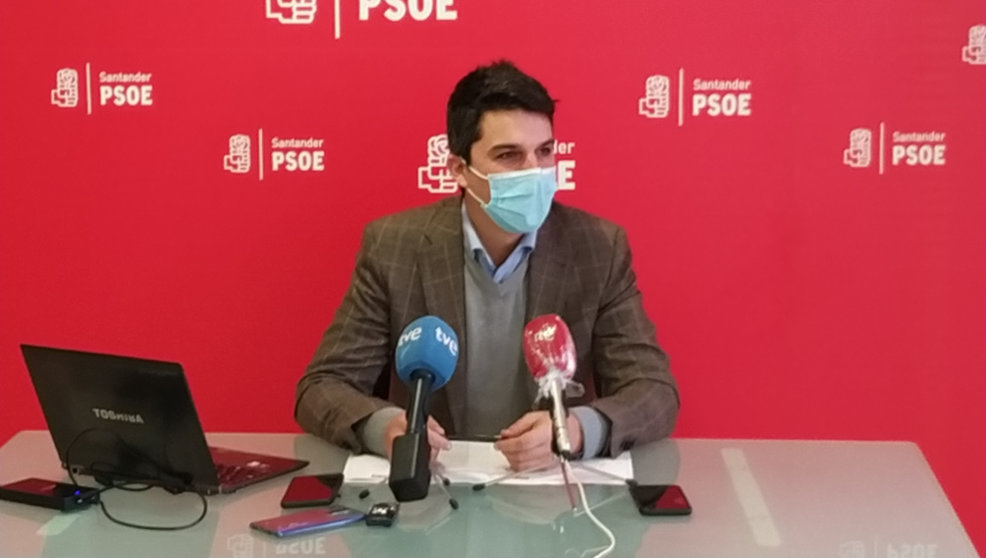 El portavoz del PSOE, Daniel Fernández