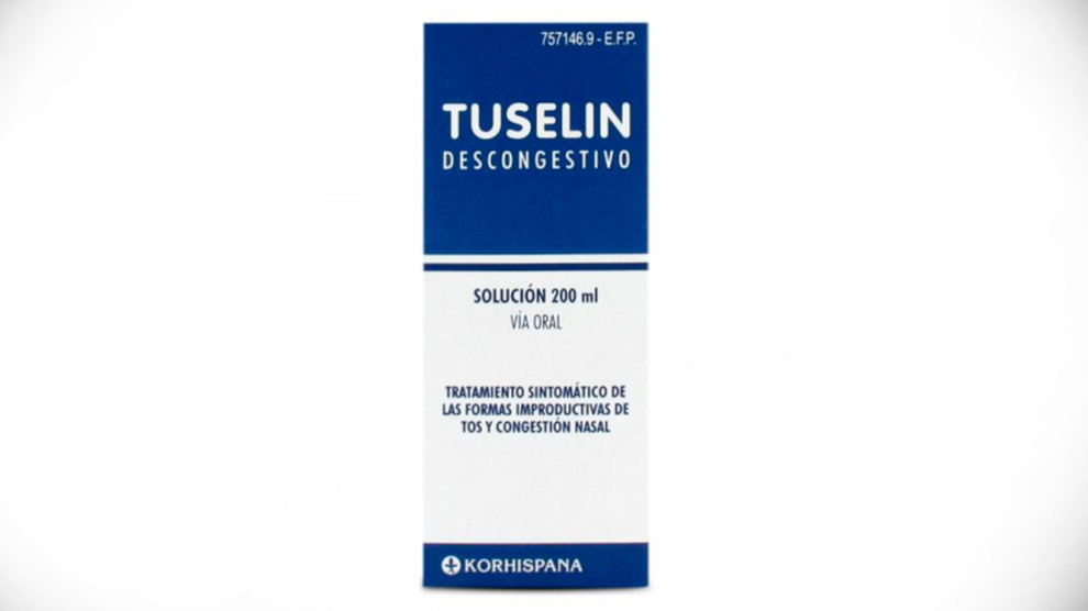 Envase del descongestivo Tuselin en formato de 200 mililitros | Foto: farmaone.com