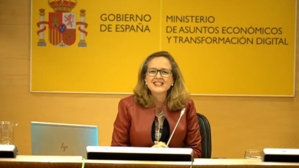 La vicepresidenta tercera, Nadia Calviño