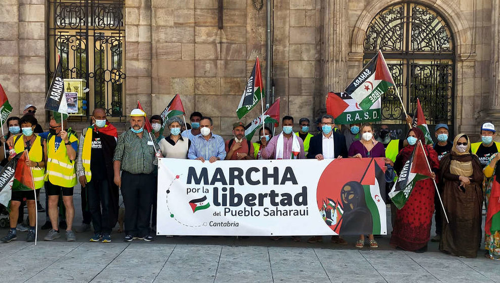 Marcha por la Libertad del Pueblo Saharaui en Torrelavega