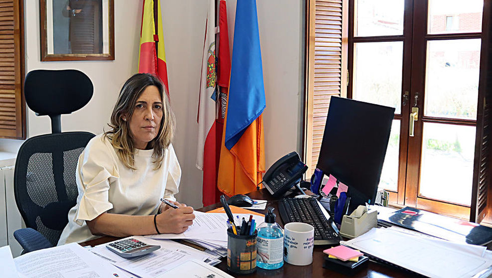 La alcaldesa de Solórzano, Gema Perojo