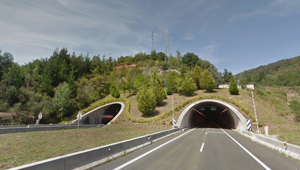 Túnel de Gedo en la A-67 | Foto: Google Maps