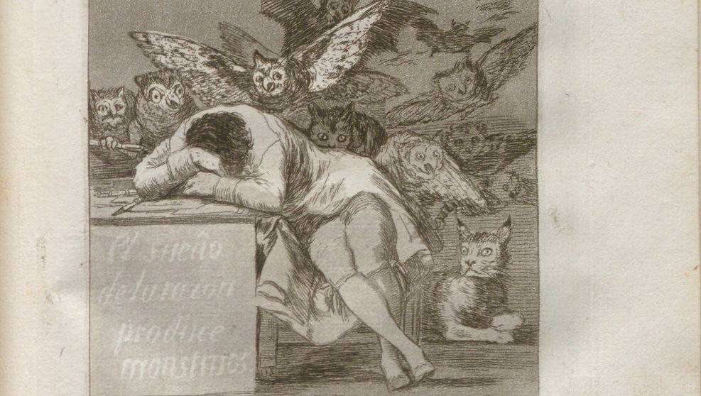 Grabado de 'Los Caprichos' de Goya