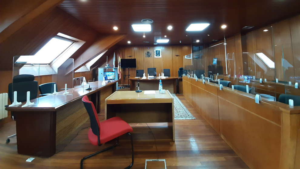 Sala de la Sección Primera de la Audiencia Provincial de Cantabria