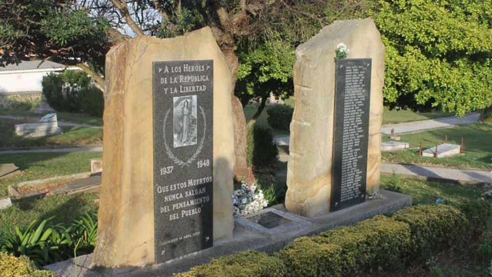 Monumento en homenaje a quines lucharon contra el franquismo