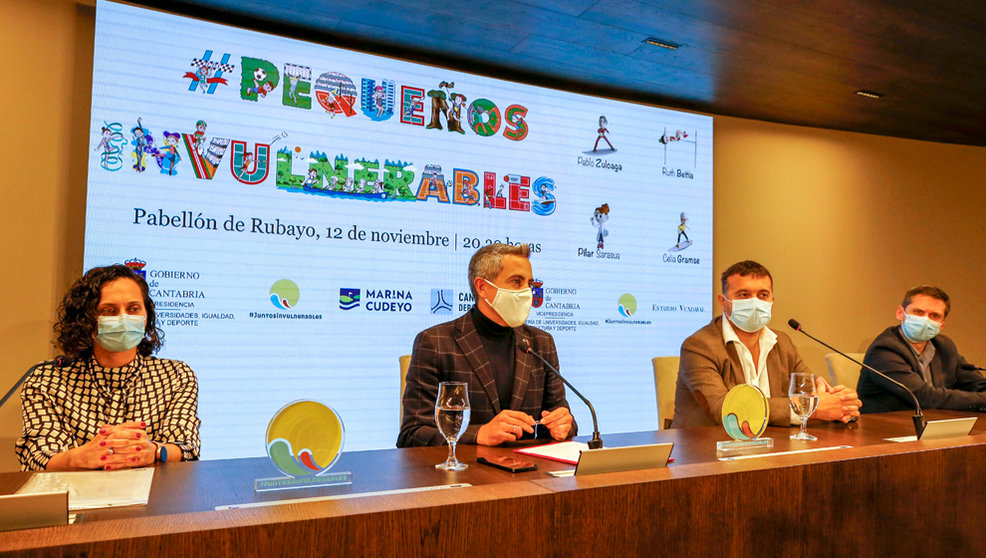 El vicepresidente y consejero de Universidades, Igualdad, Cultura y Deporte, Pablo Zuloaga, presenta en rueda de prensa el evento #PequeÃ±osInvulnerables.

MIGUEL DE LA PARRA/GOBIERNO DE C

11/11/2021