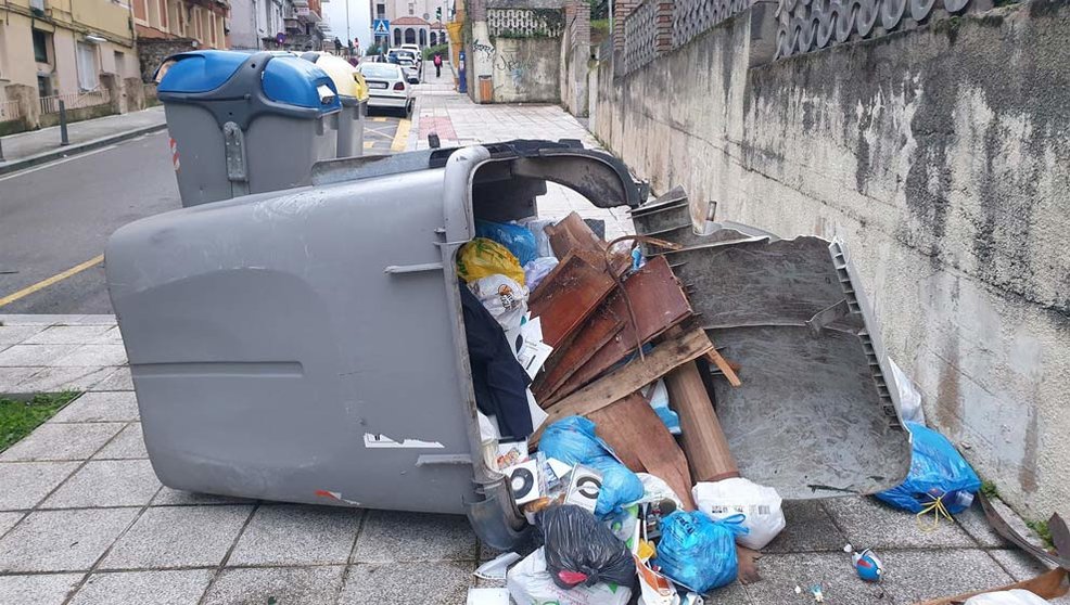 Contendores de basura en Santander