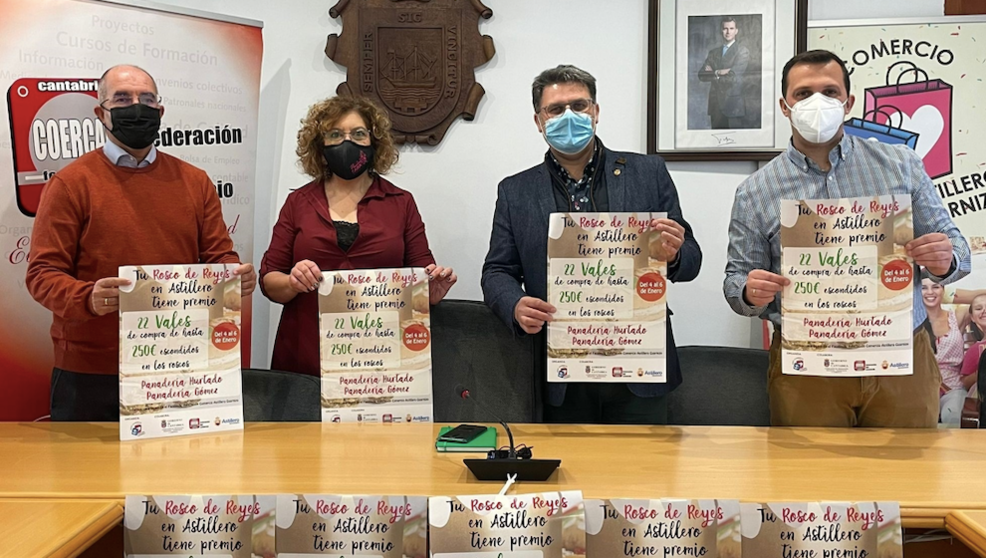 La Asociación de Comercio Astillero-Guarnizo presenta su campaña de vales de compra escondidos en roscones de Reyes