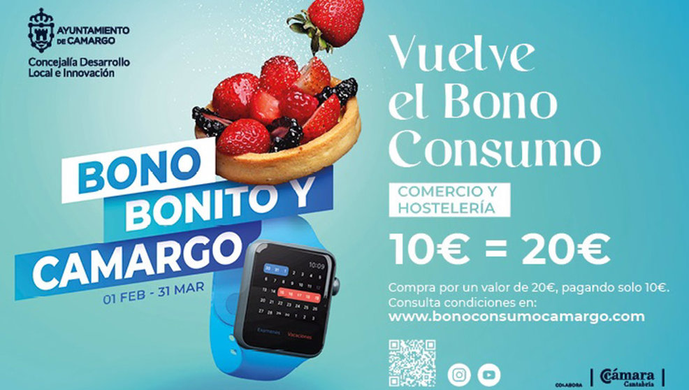 Cartel de la campaña 'Bono Consumo Camargo'