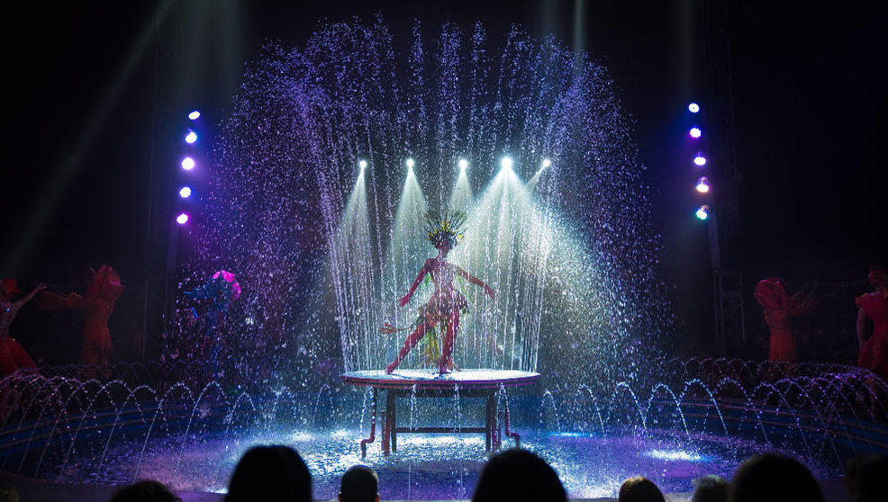 Un momento del espectáculo 'Circo sobre Agua 2'