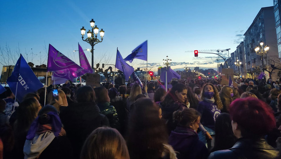 Manifestación del 8 de marzo en Santander