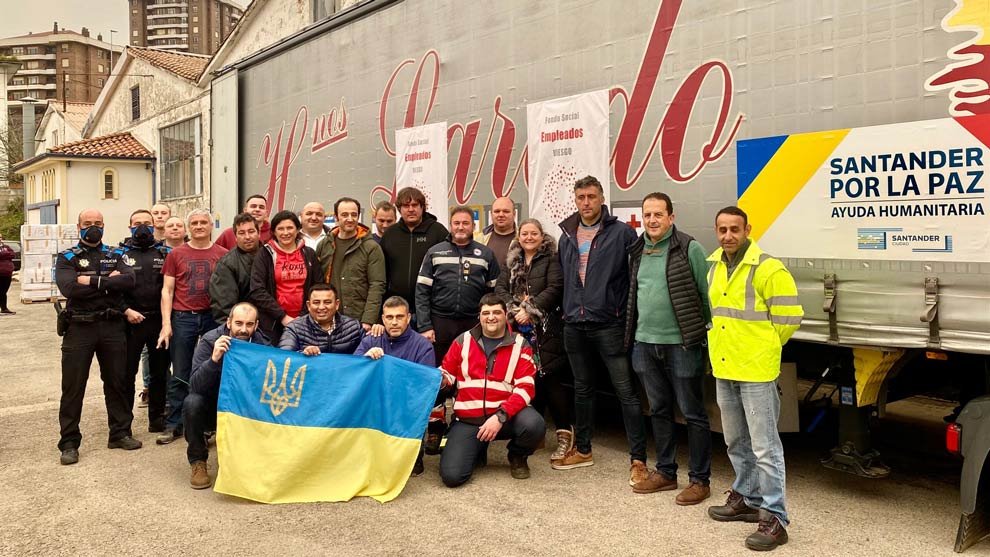 Quinto camión con ayuda humanitaria que sale hacia Ucrania