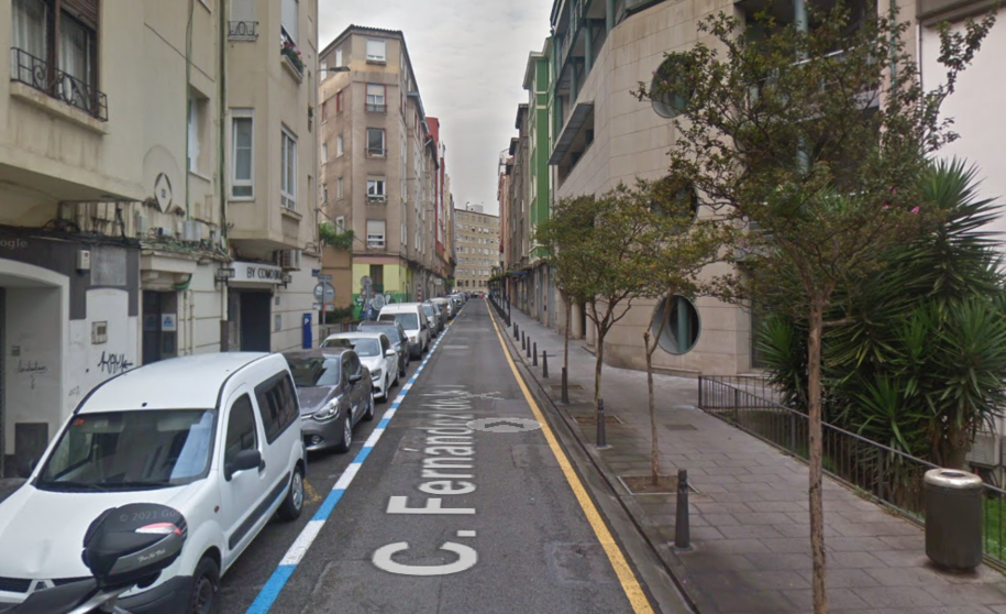 Un punto de la calle Fernández de Isla en Santander | Foto: Google Maps