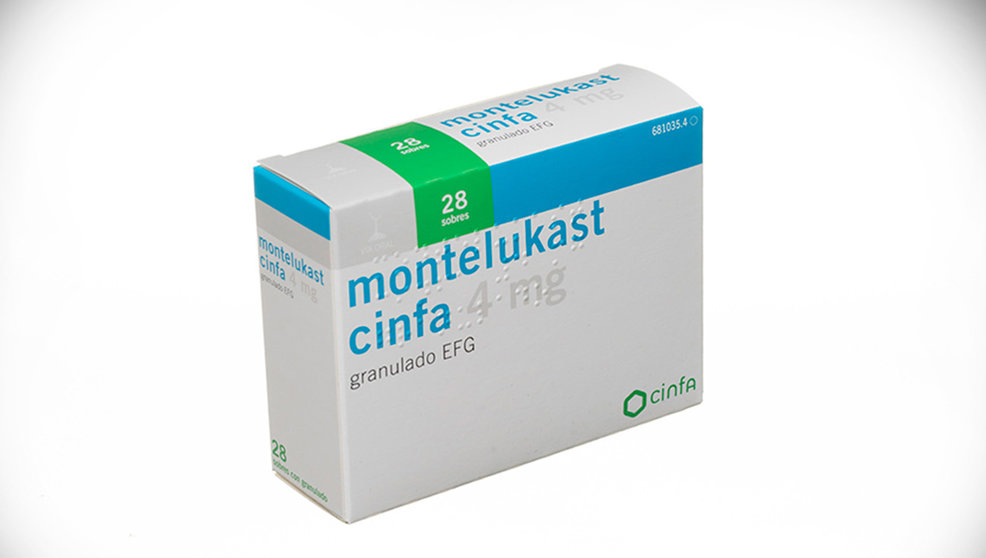 Fármaco contra el asma Montelukast Cinfa