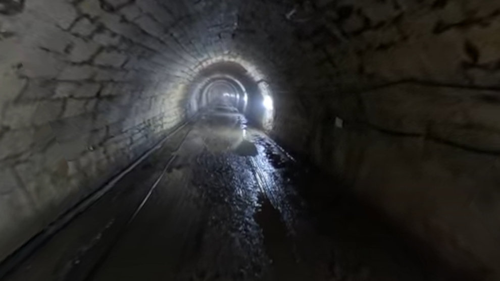 El antiguo túnel de Tetuán por dentro | Captura del vídeo de Shamray Vision
