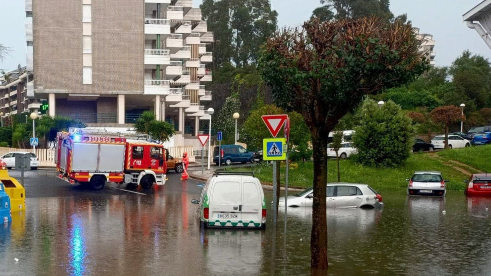 Inundación en Castro Urdiales
