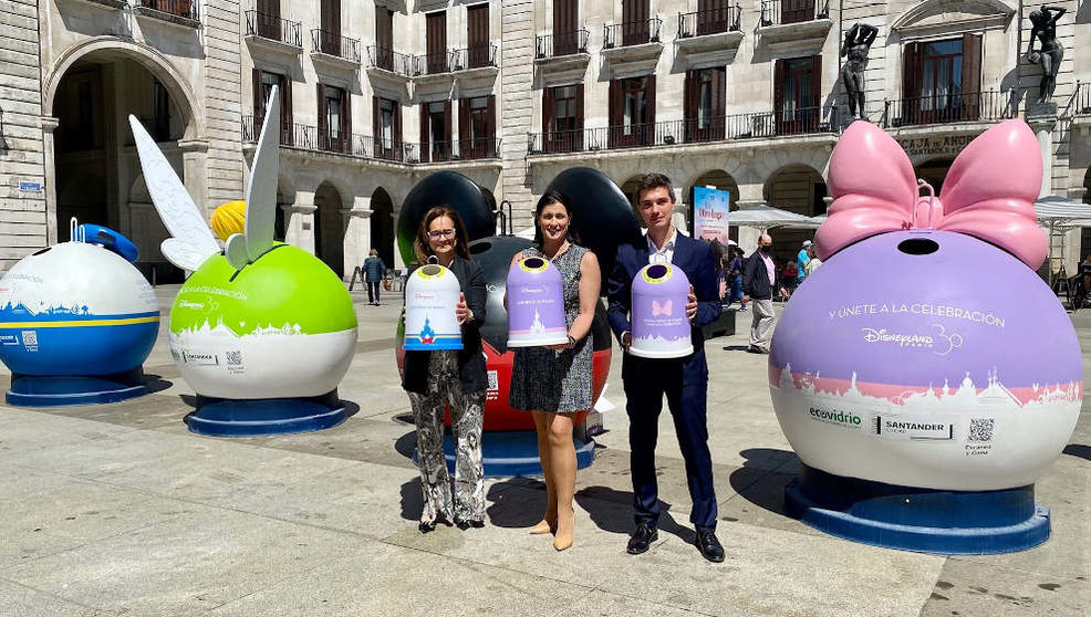 Santander se une a Ecovidrio y Disney para concienciar a los niños en el reciclaje de vidrio
