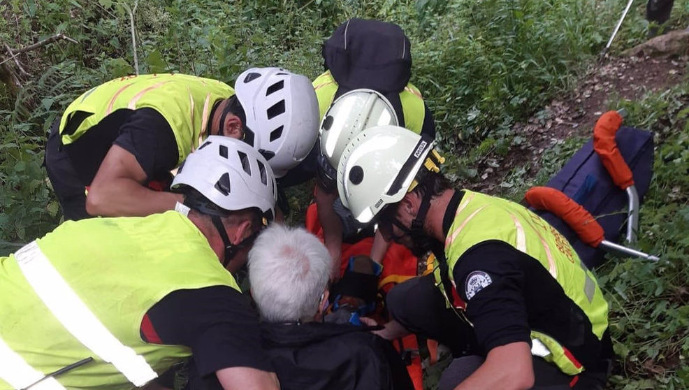 Senderista rescatado en Picos de Europa
